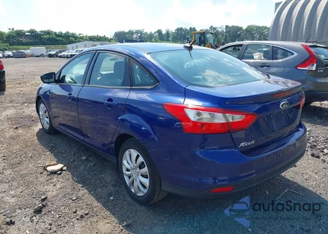 2012 Ford Focus Se from USA, damaged, VIN 1FAHP3F25CL229050